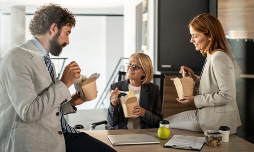 Tax treatment of employer-provided staff meals