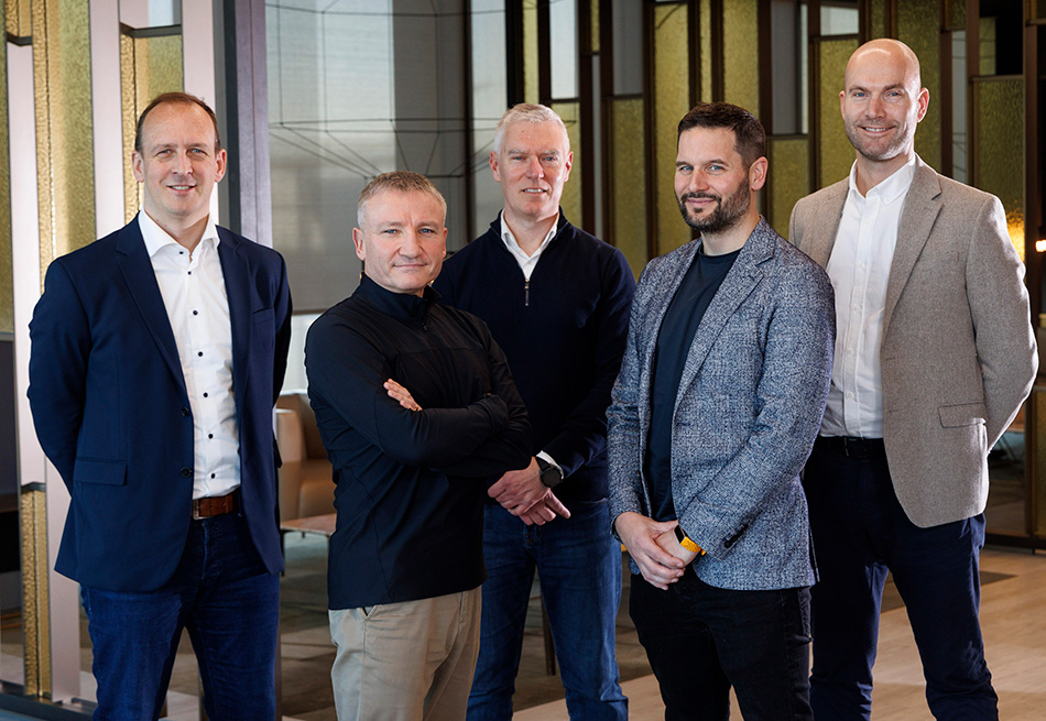Dennis Mulder, CEO, WVE International; David Jones, Ireland General Manager, WVE International; Leo Peyton, Co-founder, WVE International; Shane O’Neill, Technology and Digital Consulting Partner, Grant Thornton; Brian O’Dwyer, Partner and Co-Head of Consulting, Grant Thornton Ireland