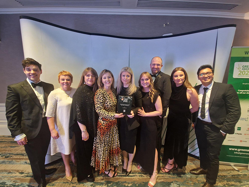 Grant Thornton accepting ESG Best Performer award